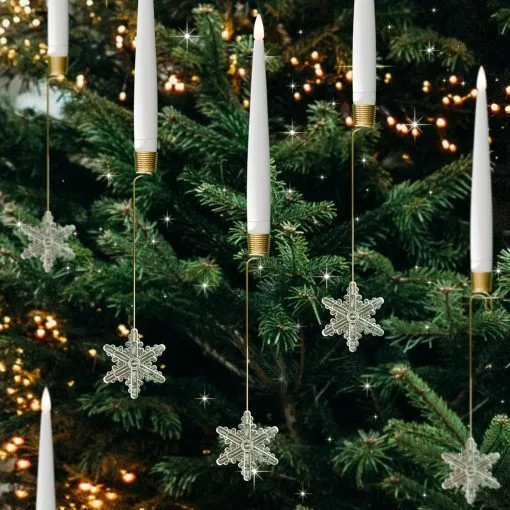 Candle LED Indoor Holiday Christmas Tree Ornaments - Image 8
