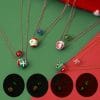 Christmas Luminous Necklace Fashion Niche Christmas Tree Santa Claus Round Bead Double-layer Necklace For Women Jewelry 2 9f88a440 cf3c 4cbf 9a78 61bded43b702