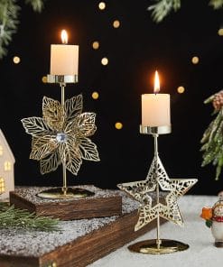 Romantic Christmas Wrought Iron Candlestick Candle Tray Decoration 21 9fcaee06 2fdd 4931 9fed 2f07905ba2c4
