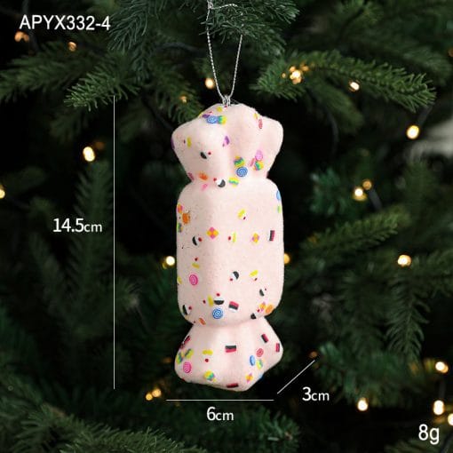 Creative Pendant Ice Cream Christmas Tree Decoration Small Hanging Pieces - Image 6