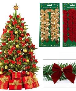 Christmas Tree Ornaments Christmas Decoration Bow