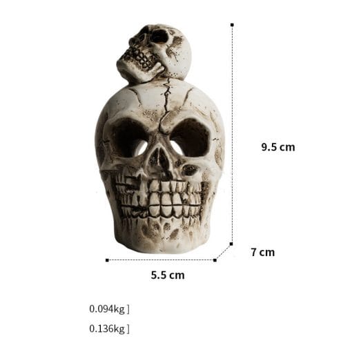 Resin Crafts Halloween Decorations Home Skull Aromatherapy Home Decor - Image 6