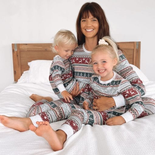 2024 Family Christmas Matching Pajamas Set Xmas Adult Kids Mother And Daughter Father Son Sleepwear Baby Family Look Outfits - Image 7