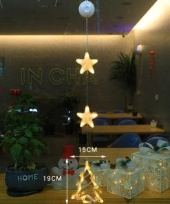 Christmas 3pcs LED Light Star Xmas Tree Hanging Sucker Lamp Window Ornaments Decoration For Home Xmas Navidad New Year Decor Christmas Decorations 15 b11fc7a3 0837 4a62 9531 dec621662e54