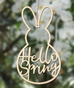 Easter Hollow Rabbit Crafts Wooden