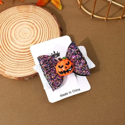 Halloween Barrettes Ghost Festival Party Festival Atmosphere Decor - Image 3