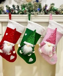 Christmas Decorations Gift Bag Christmas Sequins Faceless Doll Pendant