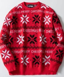 Men's Christmas Jacquard Loose-fitting Drop-shoulder Long-sleeve Sweater 10 b5fdef51 1fc8 4795 8d32 333694b550b2