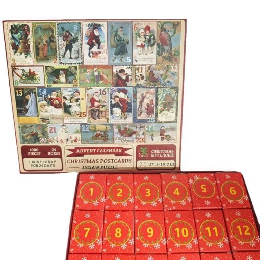 New 24 Boxes Christmas Advent Calendar Puzzle - Image 3
