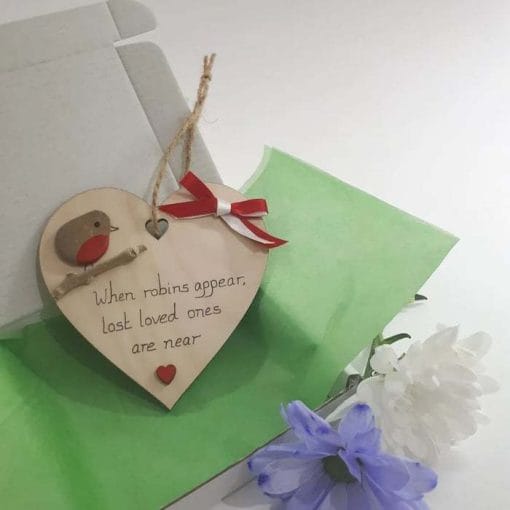 Wooden Heart Shaped Thanksgiving Gift - Image 7