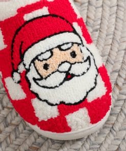 New Christmas Plaid Santa Claus Slippers Winter Indoor Non-slip Floor Bedroom Fuzzy House Shoes For Women Home Slipper 13 b7c4b21b 8e9d 4c0f a269 a5c15dee873a
