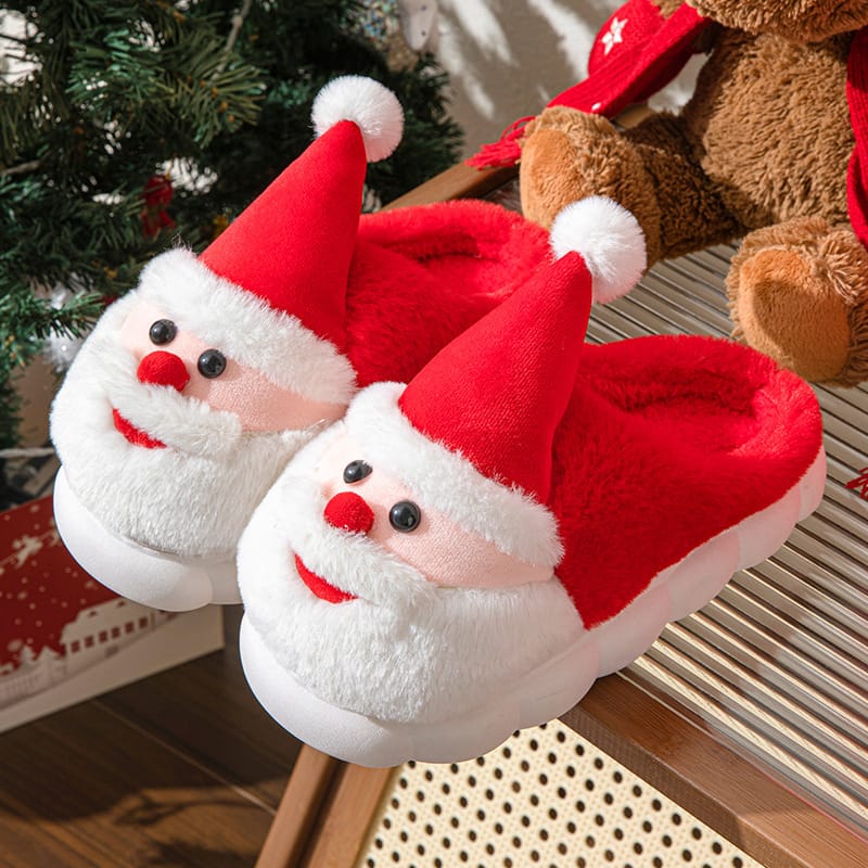 Santa Claus Home Thick-soled Non-slip Slippers 7 Santa Claus Home Thick-soled Non-slip Slippers - Image 5