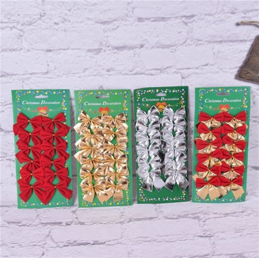 Christmas Tree Ornaments Christmas Decoration Bow - Image 2