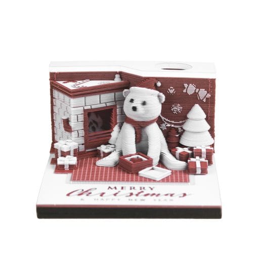 Christmas Gift 3d Three-dimensional Calendar Paper Carving Note - Image 5