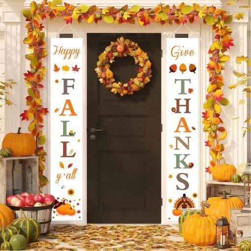 Thanksgiving Curtain Banner Background Decoration - Image 7