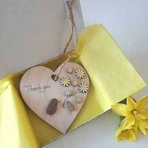 Wooden Heart Shaped Thanksgiving Gift - Image 4