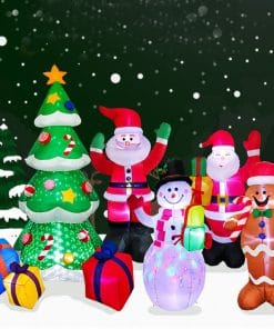 Christmas LED Lights Glowing Santa Tree Snowman Inflatable Doll Outdoor Yard Garden Decor 20 c5c18625 d308 4b54 8136 7966020d3d77