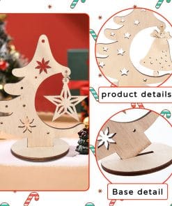 DIY Christmas Tree Hollow Hanging Decoration Table Holiday Party 18 ca52c0ec f991 4ff4 9d32 d9d0786ef4ee