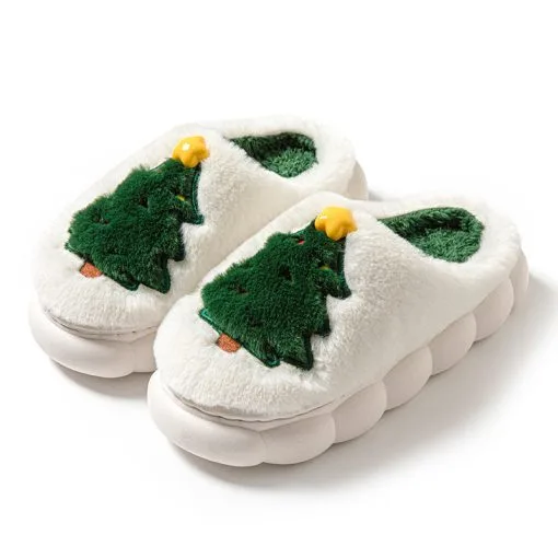 Christmas Tree Women's Home Slippers - Image 5