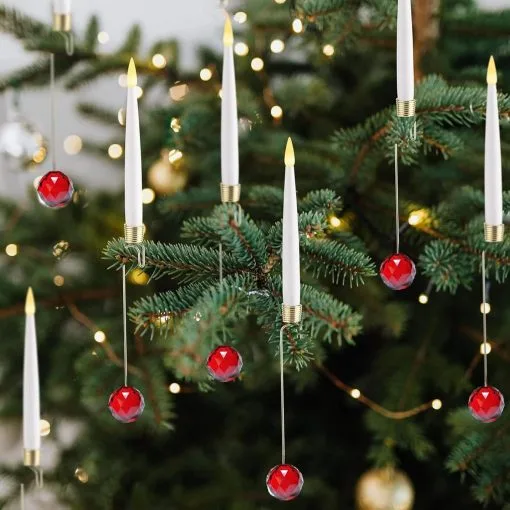 Candle LED Indoor Holiday Christmas Tree Ornaments - Image 9