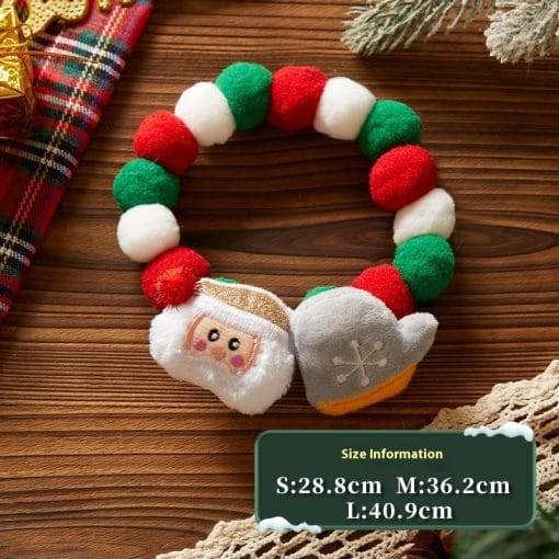 Pets Christmas Collar Decoration Stretch Ornament Pet Products - Image 5