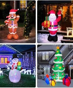 Christmas LED Lights Glowing Santa Tree Snowman Inflatable Doll Outdoor Yard Garden Decor 14 d072d3e3 d802 4770 9d7e 51809c0e76b6