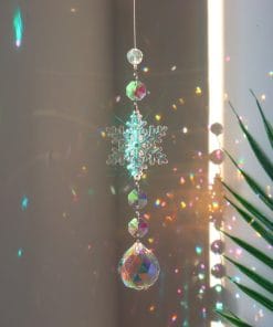 Christmas Colorful Snowflake Crystal Sun Catcher Ice Pillar Pendant Window Christmas Tree Decoration Party Pendant Christmas Decorations 9 d2c8dc02 dfc8 4b34 a84a 3a47aa68e648