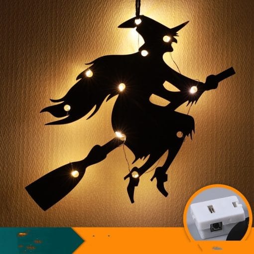 Halloween LED Decorative Lights Luminescent Spider Listing Home Decor Lamp - Image 5