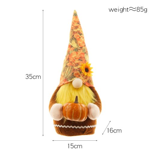 Thanksgiving Harvest Festival Pumpkin Doll - Image 2