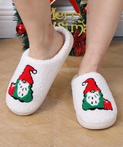Cute Cartoon Santa Claus Home Slippers Couple Indoor Floor Bedroom Slipper Christmas Warm Shoes Women Men 12 da04d230 c50a 42ae 96d9 58ba35494e6a