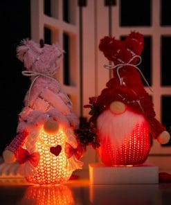Valentine’s Day Decorations – Luminous Doll Couple Token Gift