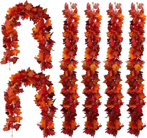Thanksgiving Rattan Maple Rattan Decoration - Image 6