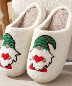 Cute Cartoon Santa Claus Home Slippers Couple Indoor Floor Bedroom Slipper Christmas Warm Shoes Women Men 17 db650ac6 2a41 404f 99b0 159275f21049