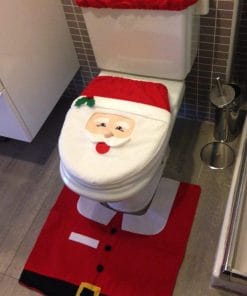 Christmas Style Printed Bathroom Toilet Set 21 dc463396 c9a6 4ddc afb9 b0eca4ada715