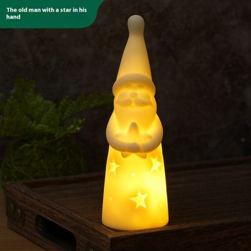 Christmas Night Lights Creative Bedside Lamp LED Candle Light - Image 4