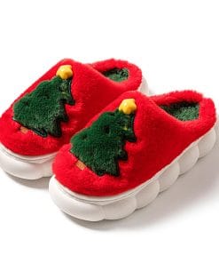 Christmas Tree Women's Home Slippers 17 e53eca27 0cbf 474c 9973 358bd33de2a9