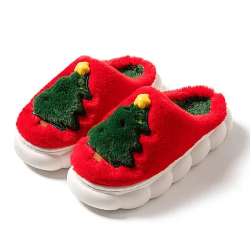 Christmas Tree Women's Home Slippers - Image 8