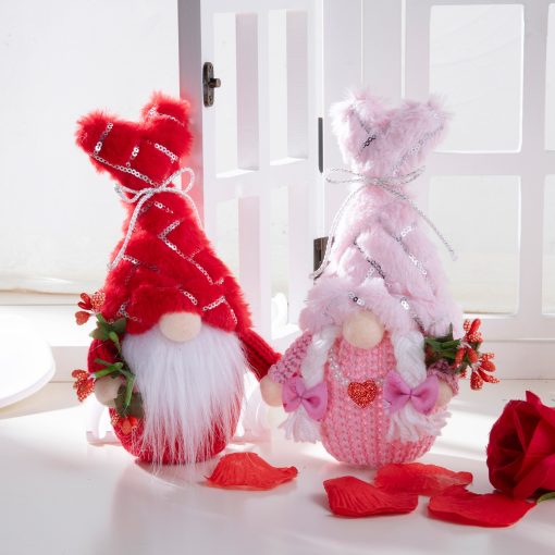 Valentine’s Day Decorations – Luminous Doll Couple Token Gift - Image 9