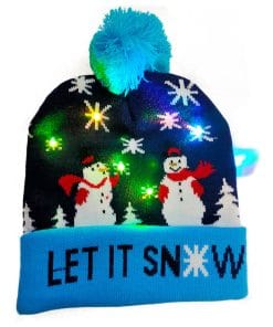 LED Christmas Hat Sweater Knitted Beanie Christmas Light Up Knitted Hat Christmas Gift Kids Xmas New Year Decorations 15 e68c66d2 395a 4a6a 8fba 862bd10591a1