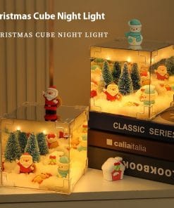 Christmas DIY Decorations Mirror And LED Cube Lamp 3D Santa Claus Snowman Tree Christmas Lights DIY Material Kit For Xmas Decor 14 ea984d25 1bda 422b b5b3 67803d208aa2 trans