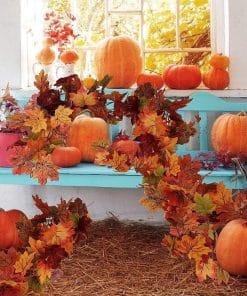 Thanksgiving Rattan Maple Rattan Decoration