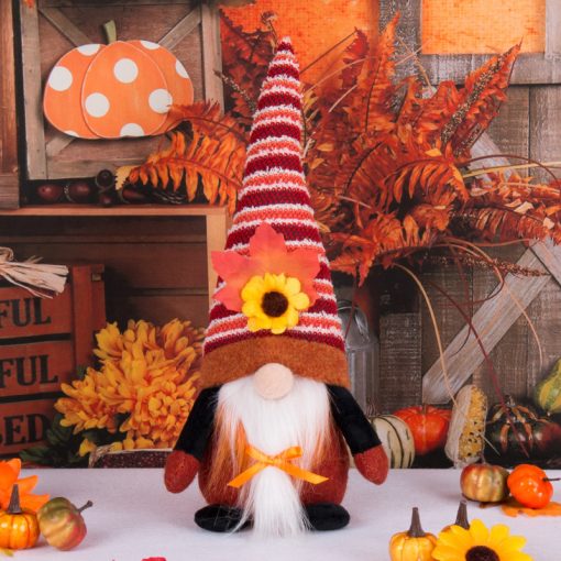 Thanksgiving Sunflower Faceless Baby Doll - Image 5