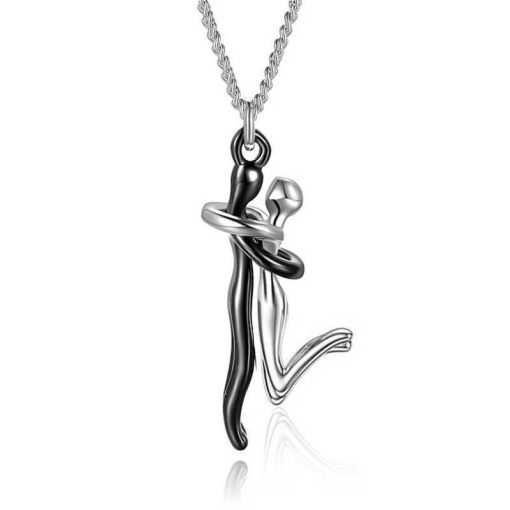 Valentine's Day Necklace – Elegant Love Hug Pendant for Romantic Gifts - Image 6