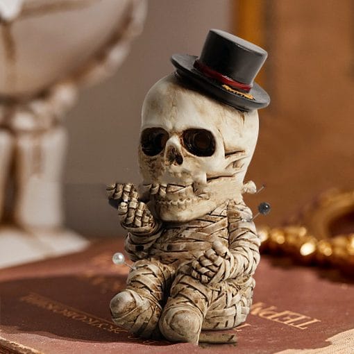Resin Crafts Halloween Decorations Home Skull Aromatherapy Home Decor - Image 4