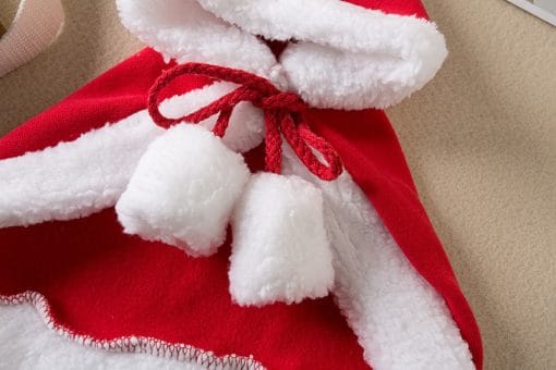Pets Christmas Cloak Red Shawl Pet Products - Image 5