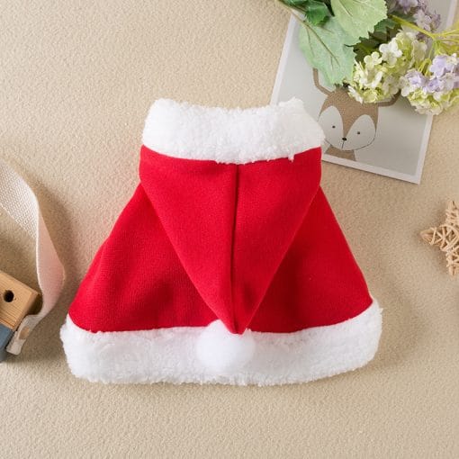 Pets Christmas Cloak Red Shawl Pet Products - Image 7