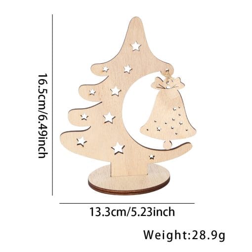 DIY Christmas Tree Hollow Hanging Decoration Table Holiday Party - Image 3