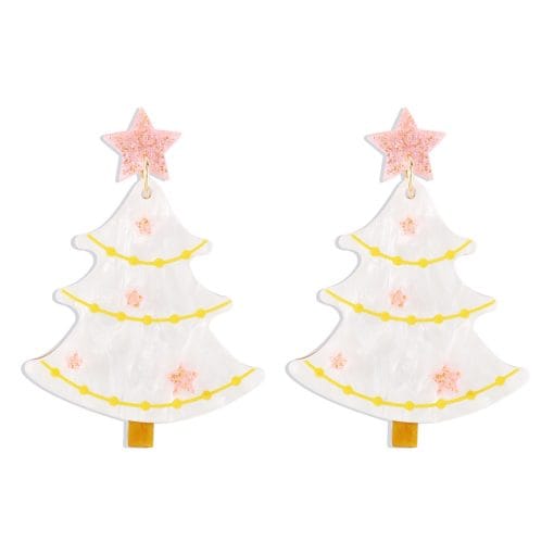 Creative Niche Fashion Temperament Trendy Festive Acrylic Earrings - Image 4