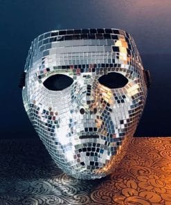 Mirror Reflective Glass Party Headwear Helmet