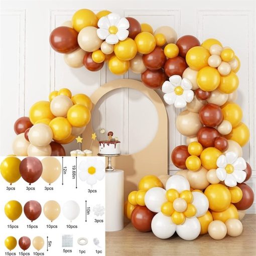 Background Children's Birthday Party Scene Layout Balloon Set - Image 4